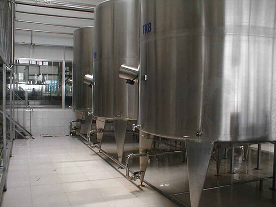 enzyme tanks for apple or pear processing 