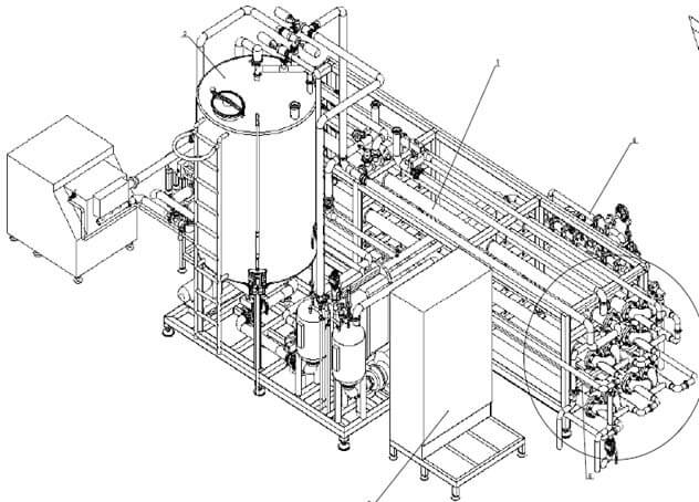 Sterilizer structure drawing
