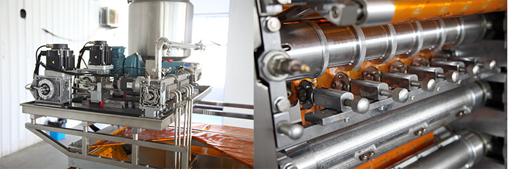 four sealed sachet filler