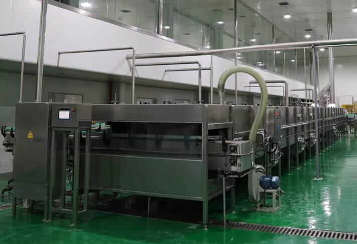 spray pasteurizing cooling tunnel