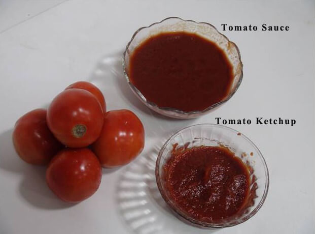 Tomato Sauce and ketchup