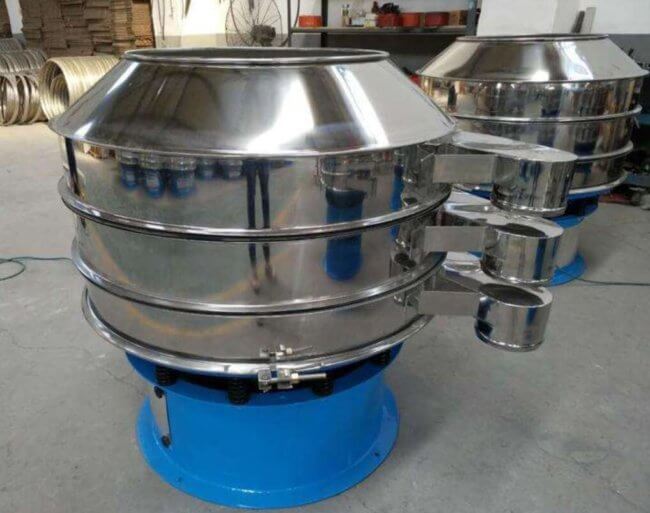 Vibrate screen for fruit juice