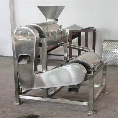 mango pitting and pulping machine
