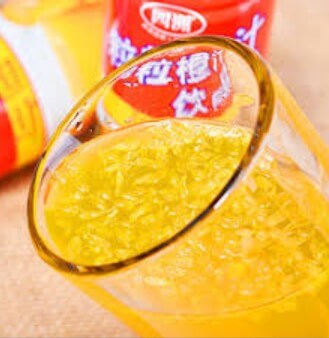 orange juice with pulp