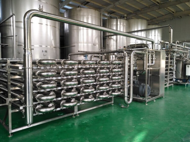 Ultra filtration system for fruit juice filtration