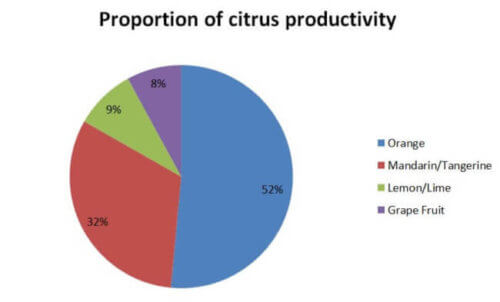 Citrus capacity Proportion