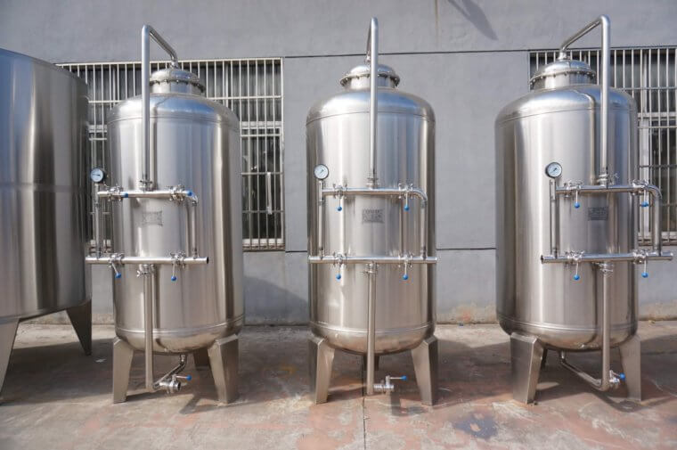 sand filter carbon filter and ion softener