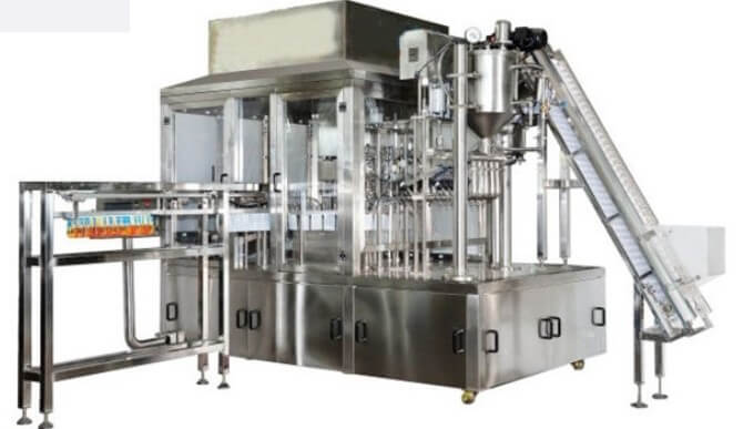 Applesauce Pouch filling machine