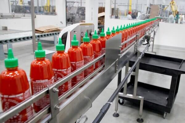 bottled chili sauce packing system