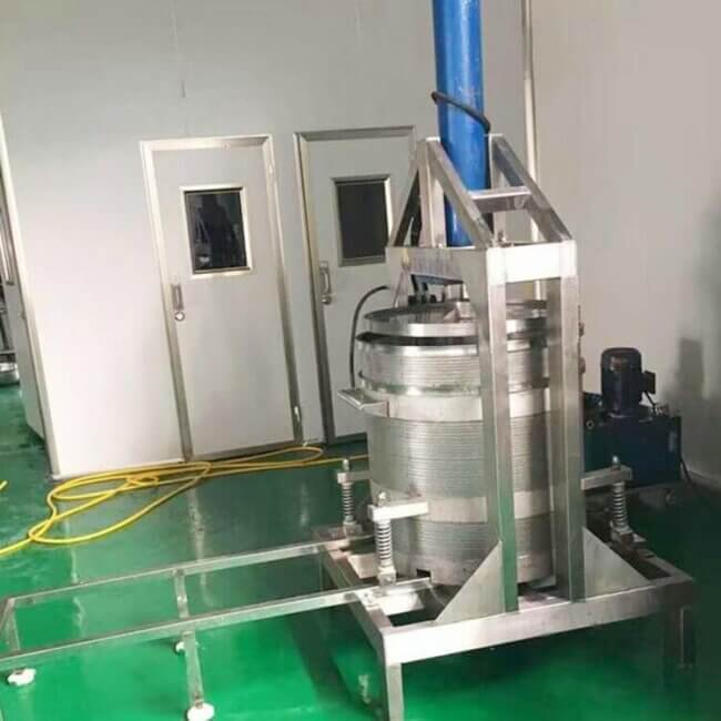 barrel type hydraulic juice press