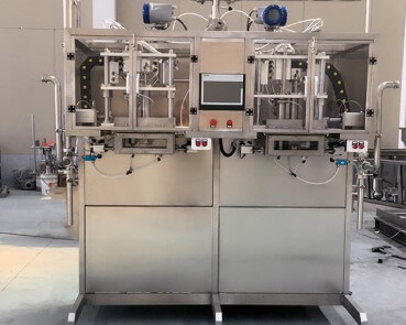 Double heads Aseptic bag in box filling machine