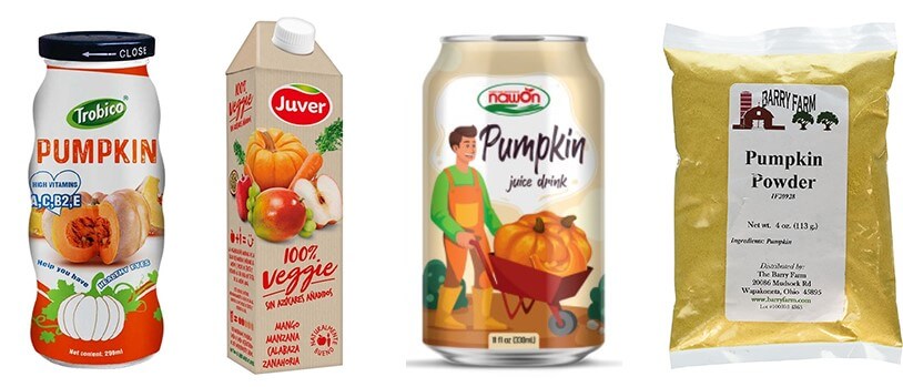 pumpkin drinks container