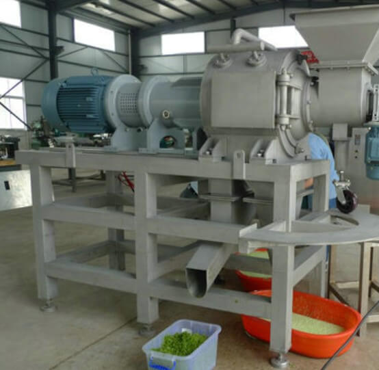 cold fruit crushing and pulping machine