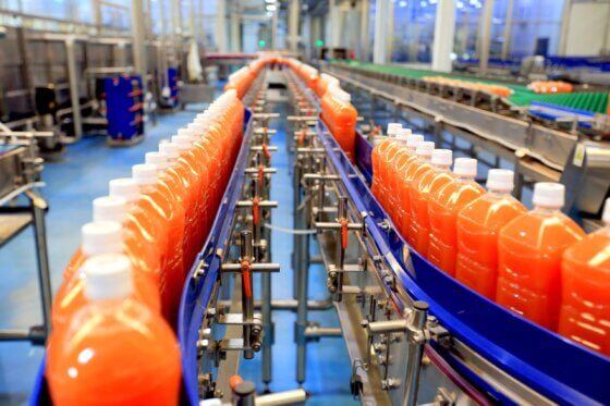 juice bottle conveyors