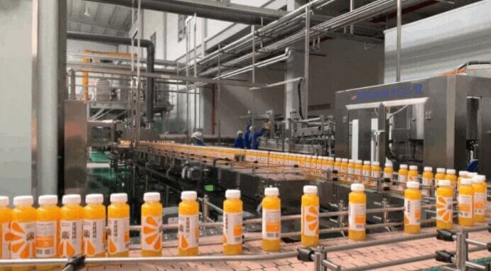 NFC orange juice processing