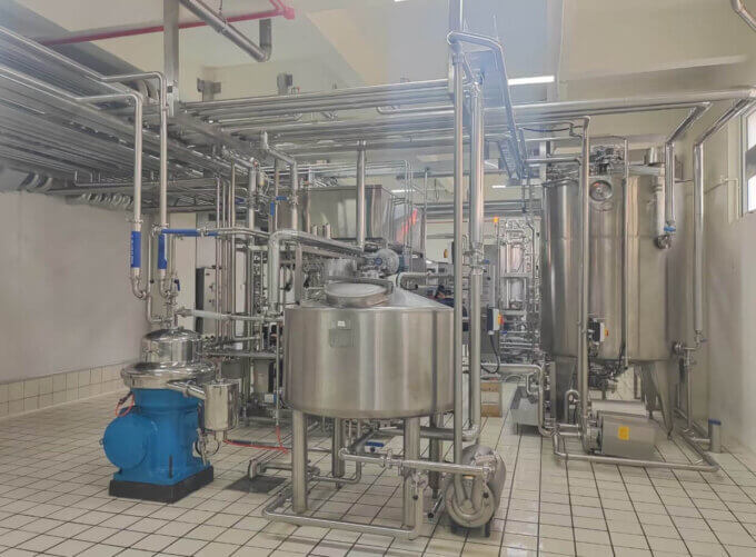 raw milk receiving and standilization machine