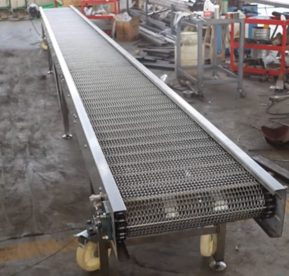 Mesh chain conveyor