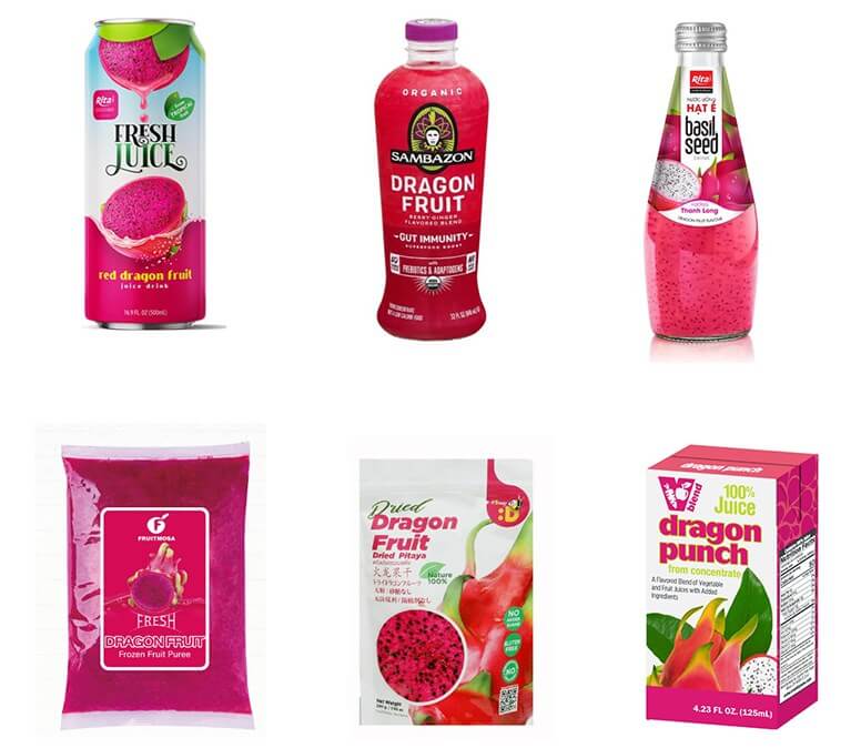 dragon fruits products package
