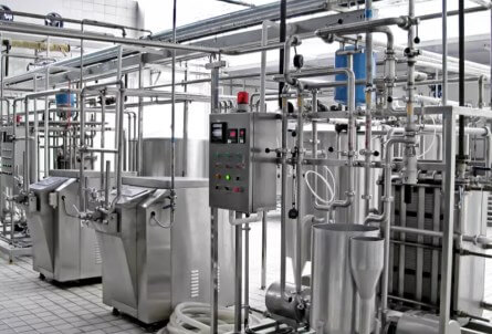 milk homogenizing and cooling machine