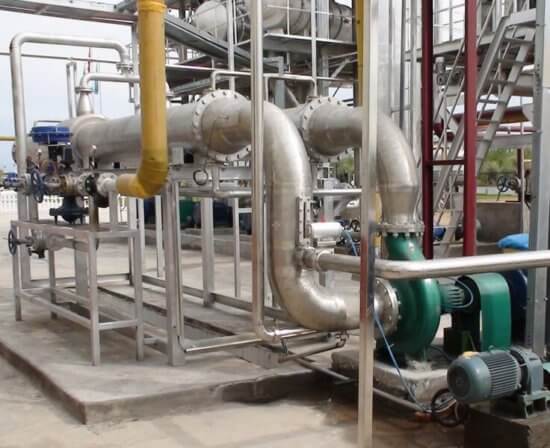 Tubular preheater for tomato paste prcessing