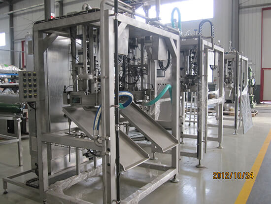 Aseptic bags filler