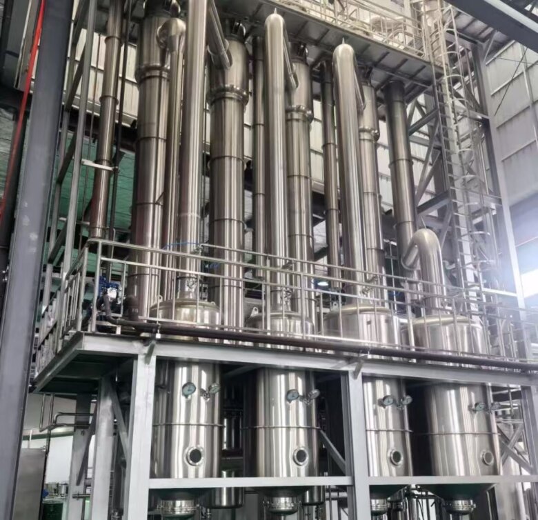 fallling film evaporator Four effect falling film evaporator