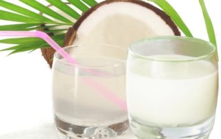 Coconut water and milk