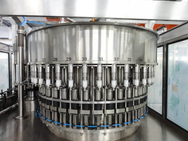 Bottled water filling machine