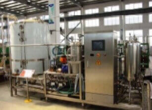 Disinfectant mixing unit