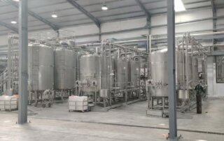 CIP system for UHT milk processing plant