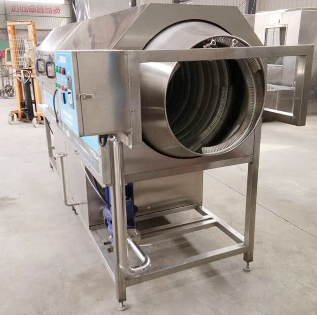 drum washing machine for fruit and vegetable