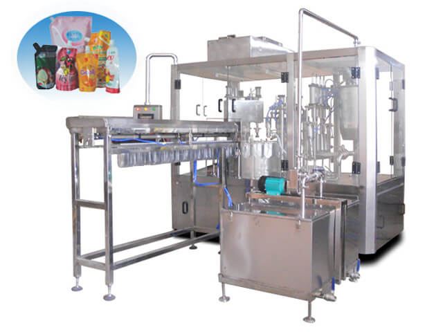 stand up pouch juice filling machine