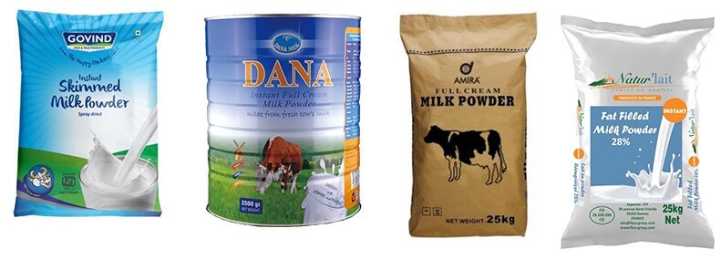 milk powder package