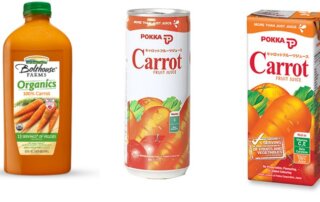 carrot juice containers