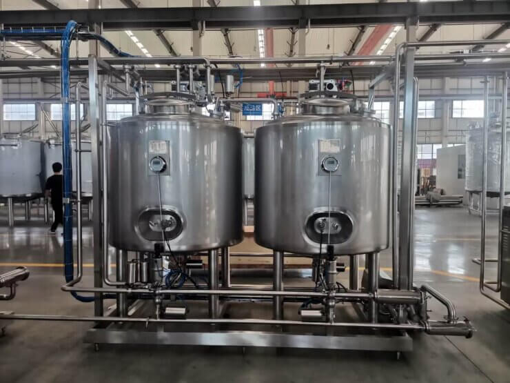 RTD drinks blending system