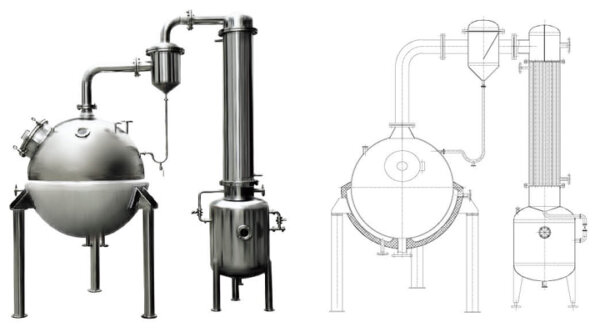 Vacuum Concentration Pot - IBC MACHINE