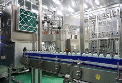 PET bottle juice aseptic filling system