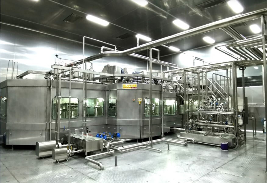 PET bottle juice aseptic filling system