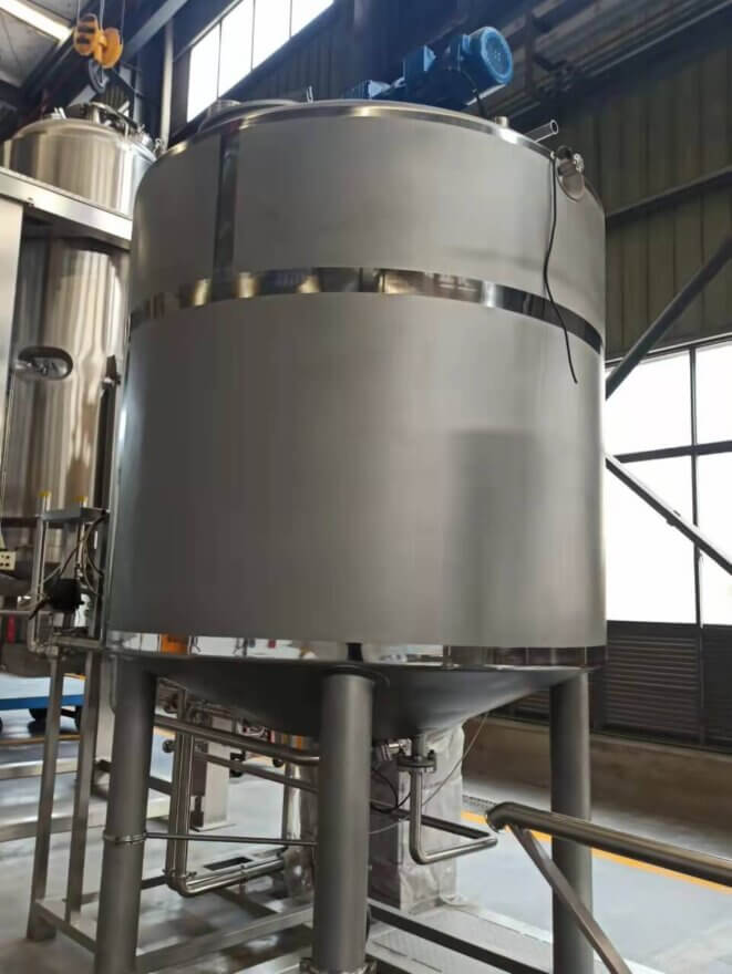 SUS304 sand blasting jacketed tank