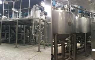 peanut butter mixing tanks system