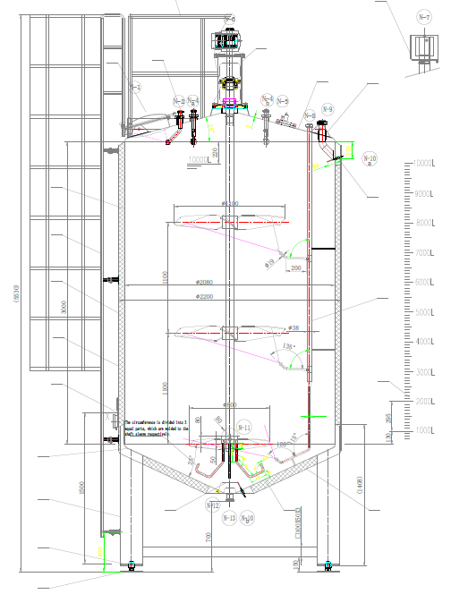 yogurt fermentation tank drawing yogurt fermentation tank drawing