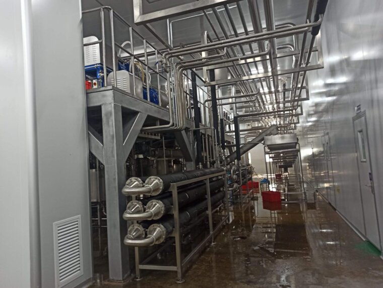 mango pulp tubular cooler mango pulp tubular cooler