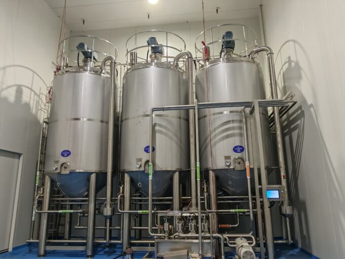 Yogurt fermentation tanks Yogurt fermentation tanks